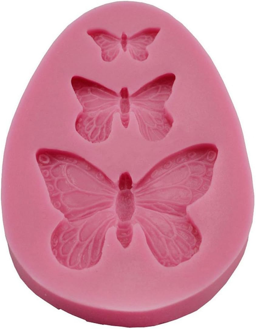 RuiChy Butterfly Cake Sugar Craft Mold Silicone Mold Cake Decorating