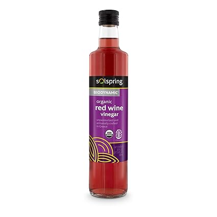 Amazon Com Dr Mercola Solspring Biodynamic Organic Red Wine Vinegar 16 90 Fl Oz Non Gmo Gluten Free Soy Free Demeter Certified Grocery Gourmet Food