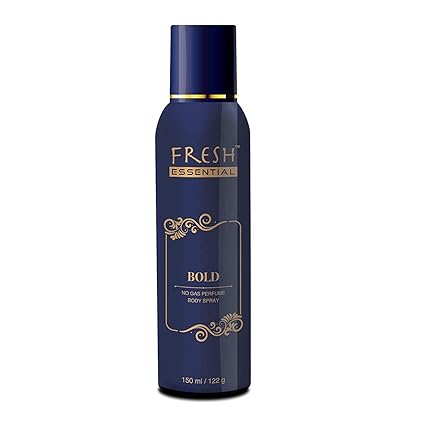Fresh Essential No Gas Deodorant - Bold, 150 ml