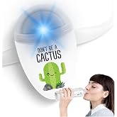 ULLA Drink Water Reminder, Smart Light for Water Bottle, Fits Most Bottles, Lights Up when Time to Drink, Hidrate Smart Water Bottle Reminder to Drink, Smart Hydration Reminder, Water Tracker - CACTUS
