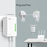 TP-Link TL-WPA4221 KIT AV600 Powerline WiFi Extender 300Mbps 2+1 Ethernet UK view 4