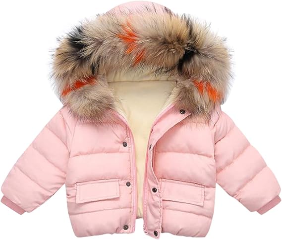 Amazon 子供 ダウンジャケット ダウンコート フード付き 綿 冬服 韓国 キッズ コート 防寒 保温 男の子 女の子 子供服アウター 上着 カジュアル キッズ アウター 暖かい キッズ ダウンコート 可愛い 通園 通学 普段着 お出かけ 誕生日祝い 新年 プレゼント