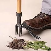 Heavy Duty Stand Up Weed Picker-Cast Iron Weed Removal Tool for Garden Handheld Weed Puller Without Bending Pulling, Kneeling -No Handle