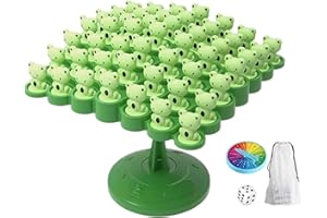 Frog Balance Game - Interactive Funny Desk Toy, Astronaut Two-Player Balanced Tree with Skill Challenge, Engaging Hand-Eye Co