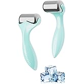Greenstalk Ice Roller for Face & Eyes – Medical-Grade Stainless Steel Cooling Face Roller for Puffiness Relief, Dark Circles, Skincare Routine – Dual Cold & Warm Therapy, Ergonomic Design (1 unit)