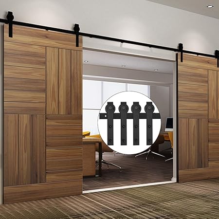 Amazon Com 13ft Sliding Barn Door Hardware Kit Hardware For Barn