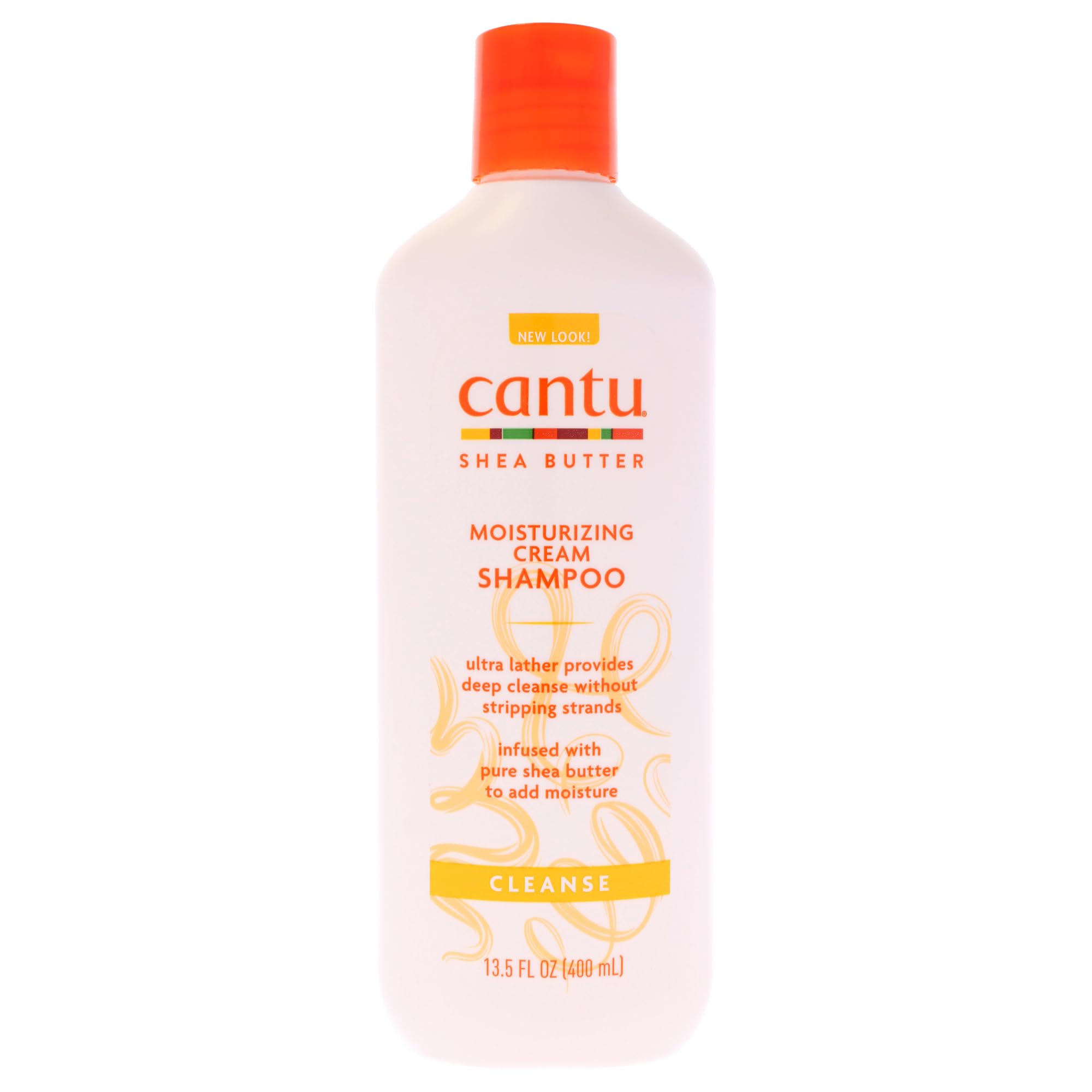 CANTU Moisturizing Cream Shampoo, Shea Butter 400 ml (Pack of 1) — image 1