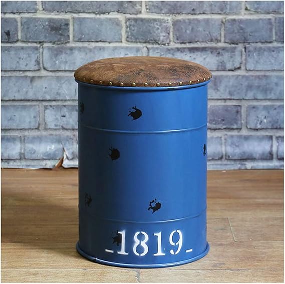 Amazon.de: LAYG Sitzhocker mit Stauraum, Sitztonne Vintage Runde, Retro