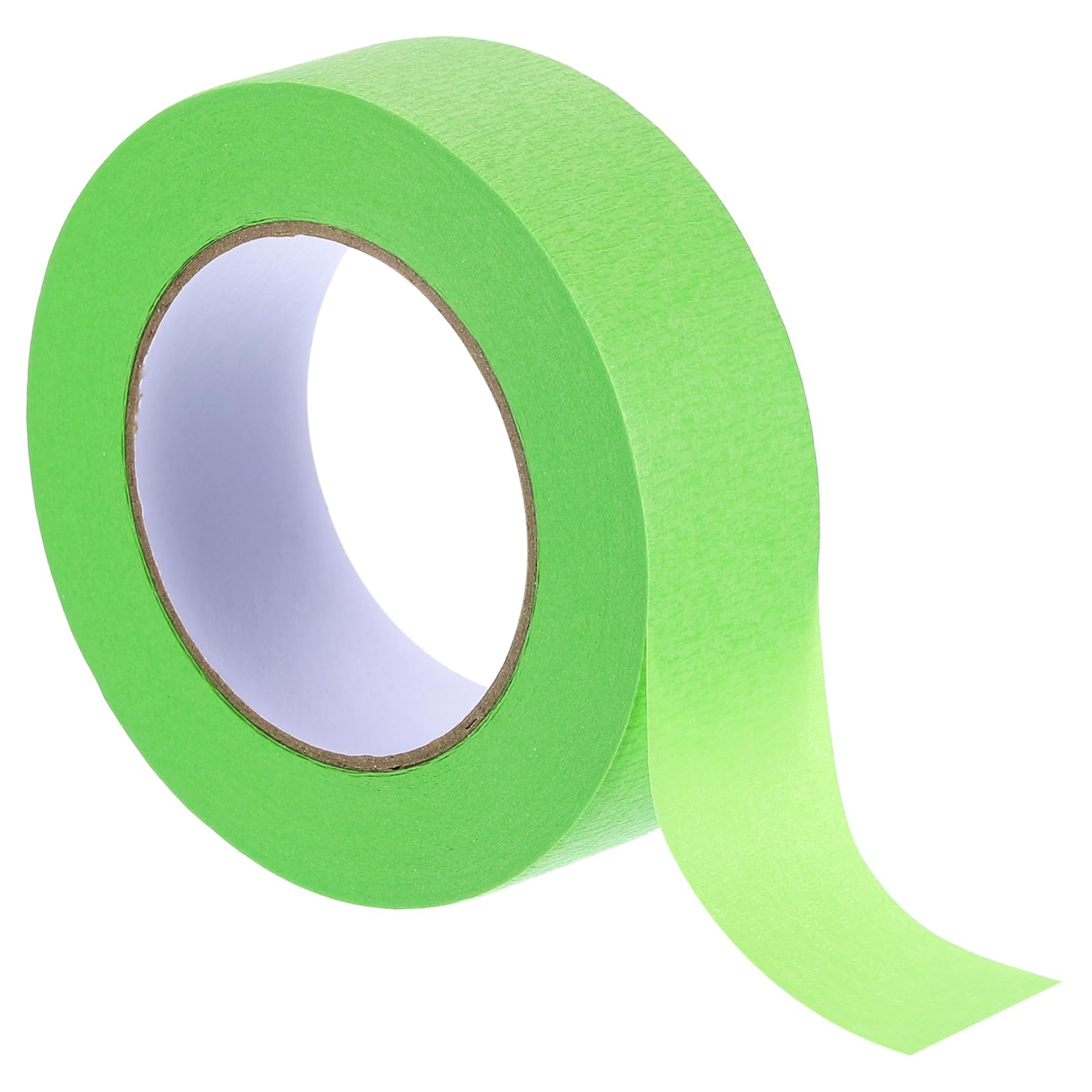Rebower Masking Tape Green Painters Tape Paper Tape [for Crafts DIY Walls Painting Packing Automotive Home Decoration Teaching]- 1.5 Inch x 60 Yards/1 Roll