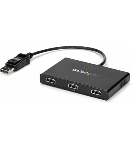 Amazon.com: StarTech.com 3-Port Multi Monitor Adapter - Mini