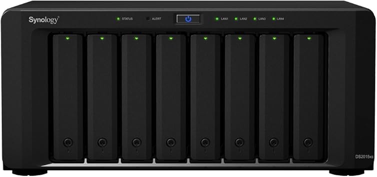 Synology DS2015XS - Servidor NAS (64 TB, USB 3.0, 1.7 GHz), negro: Amazon.es: Electrónica
