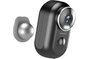 ZUMIMALL Security Cameras Wireless Outdoor,2K Cameras for Home Security, Outdoor/Indoor Camera Battery Powered, 2.4G WiFi, Magnetic Mount,3MP Color Night Vision/Siren/PIR/AI/Cloud/Alexa
