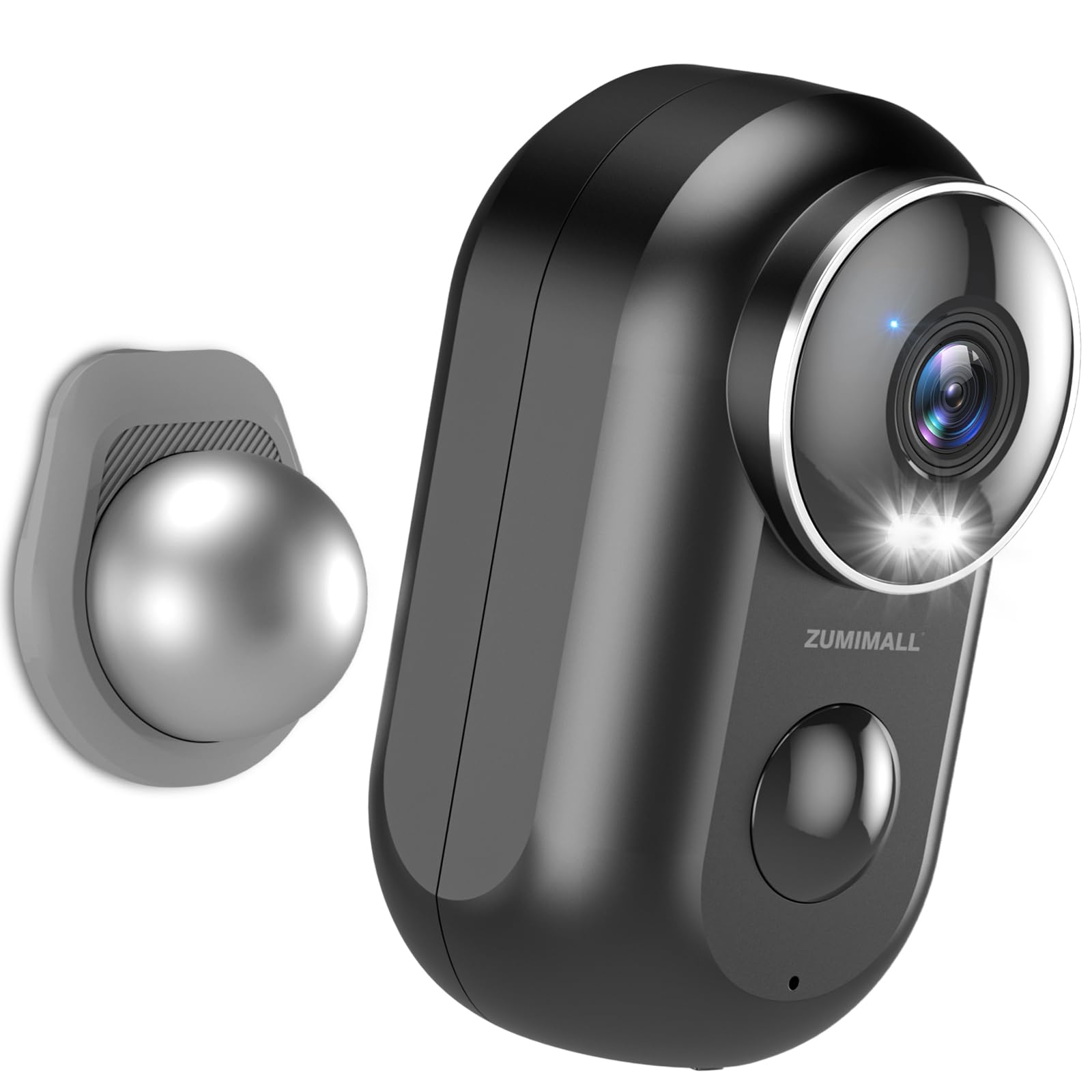 Photo 1 of ZUMIMALL Security Cameras Wireless Outdoor,2K Cameras for Home Security, Outdoor/Indoor Camera Battery Powered, 2.4G WiFi, Magnetic Mount,3MP Color Night Vision/Siren/PIR/AI/Cloud/Alexa