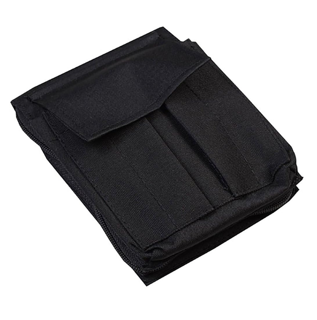 Army Combat A6 Note Orders Book Map Holder Binder Folder Cover Surplus New Black Folder Map