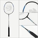Senston Graphite Shaft Badminton Set Isometric Head Racket Red Blue 2 Pieces view 5