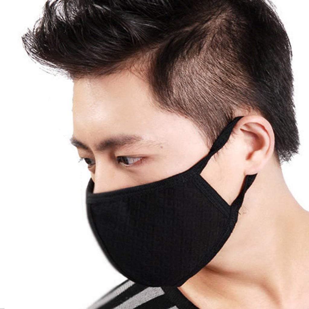 Yidartono 3Pcs Flu Dust Masks Reusable Activated Carbon Cotton Filters Breathable Safety Respirator For Outdoor Cycling