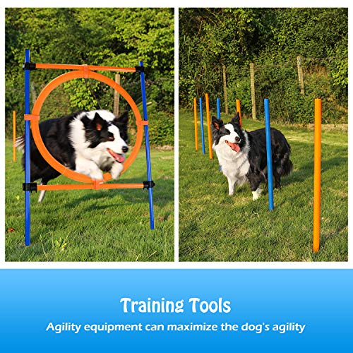 YON.SOU. Dog Agility Training Equipment, Obstacle Course Training