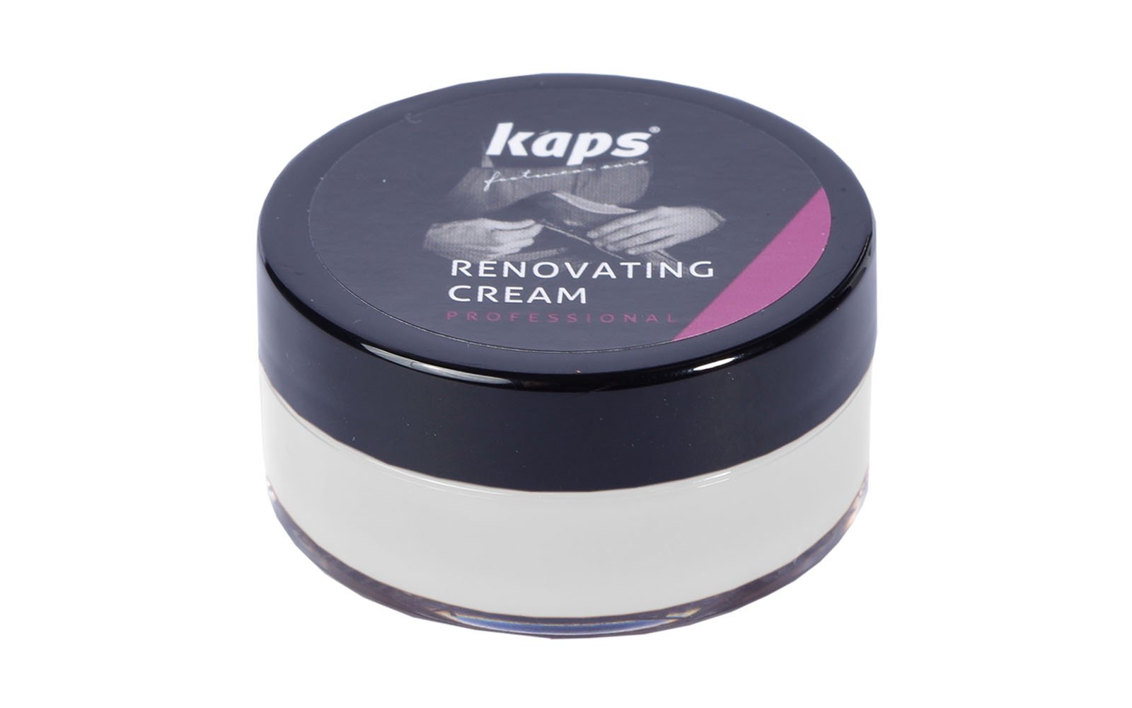 Renovating Repair Cream for Smooth Leather Shoes Bags Seats, Scratch and Scuff Cover, Kaps Renovating Cream (100 - Neutral)