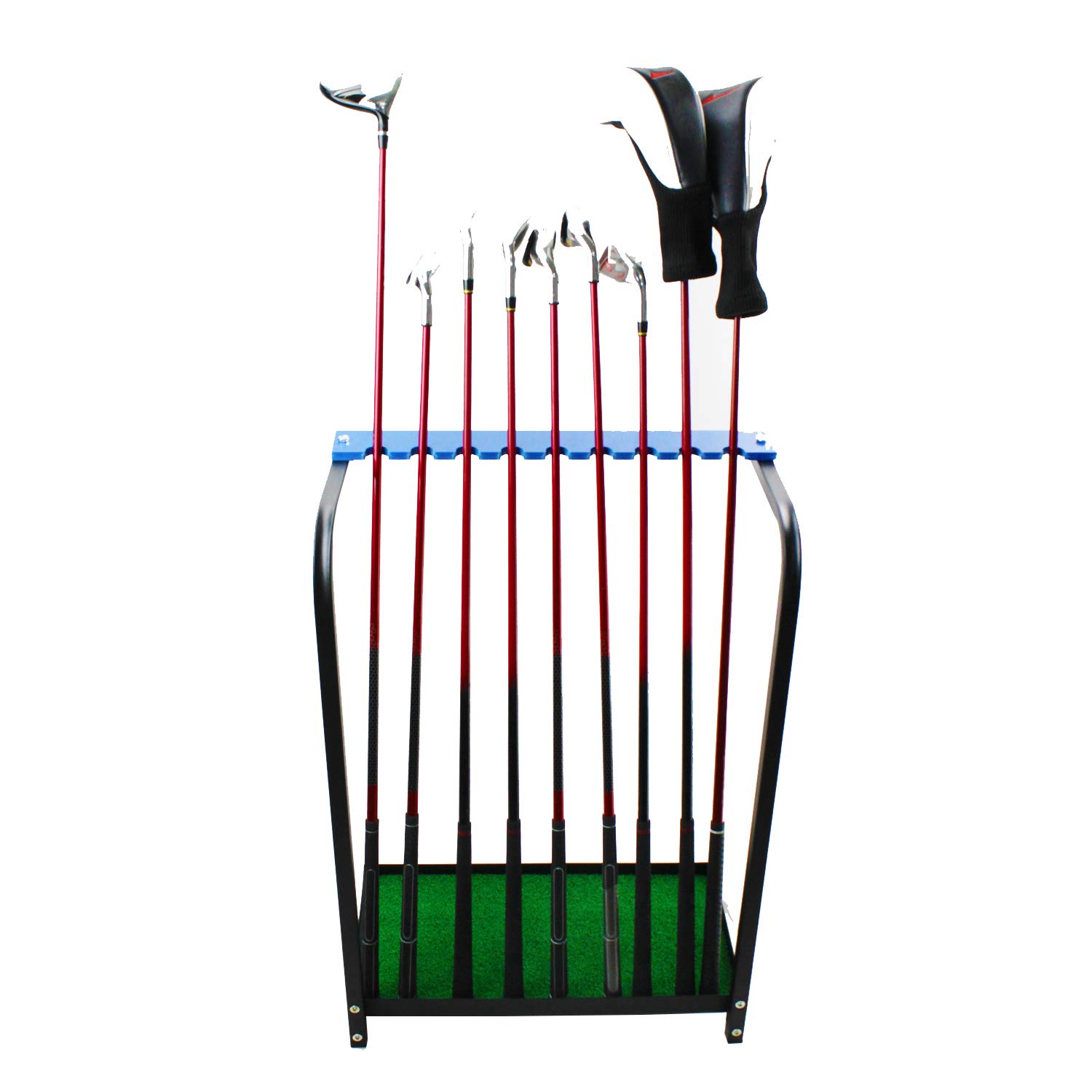 KOFULL Golf Club Organizers Metal Golf Club Display Stand Rack Durable