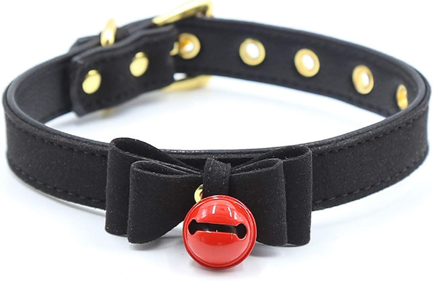 paloli Lolita Bow Collar Bell Choker Collar Necklace Cat Cosplay Kitty Velvet Necklace