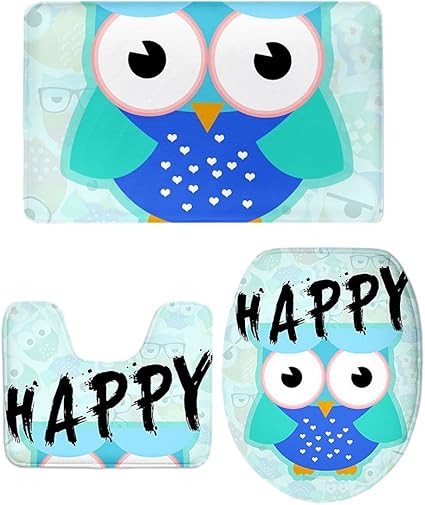 kesoto 3 Piezas De Juego De Asiento De Inodoro Conjunto Antideslizante