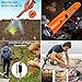 Pin Pointer Metal Detector, Hand-held Metal Detector 360° Scanning Unearthing Treasure Finder Buzzer Vibration with High Sensitivity (Orange)
