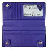 Womens RFID Blocking Card Wallet Ultra Slim Wallet for Women, Ladies Clutch Wallet