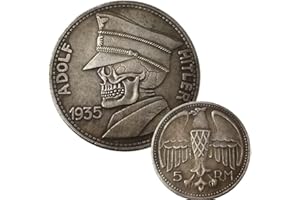 YIQILAFADA 1 Historical 5 Reichsmark Silver Nazi Era Coin Deutsches Reich Mark German Empire