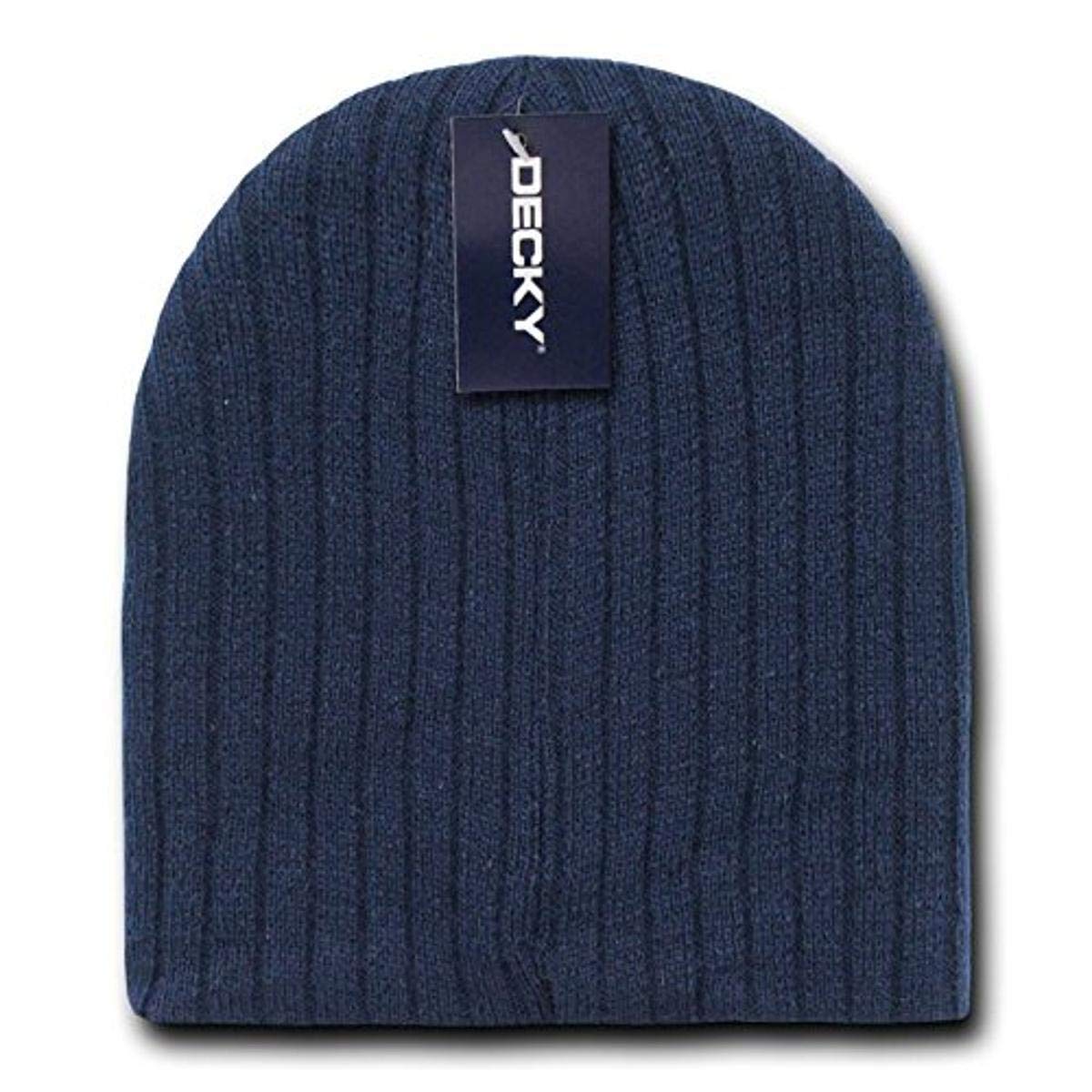 Decky Cable Beanie - Navy