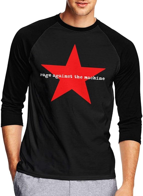 Amazon Co Jp レイジ アゲインスト ザ マシーン 赤い星 メンズ Tシャツ 七分袖 快適 ファッション トレーナー インナーシャツ かっこいい 服 ファッション小物