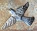 It's Cactus Small Metal Accent Bird for Bathroom Living Room or Bedroom Decor, Wall Hanging Figurine, Bird Lovers Collectible Statues, Handmade in Haiti 5 in. x 4.5 In.
