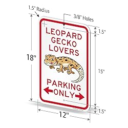 SmartSign Leopard Gecko Lovers Parking Only Funny
