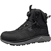 K by Kexin Men Work Boots - Durable Quick Lacing System, ESD Shoes, Aluminum Alloy Toe and Puncture Proof ASTM 2413, Oil and Slip Resistant, Water Resistant Lightweight Industrial Safety Boot