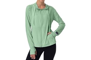 MAISON MISFITS 15 Womens Sun Protection Hoodie SPF Jacket Lightweight Full Zip Up Summer UV UPF 50+