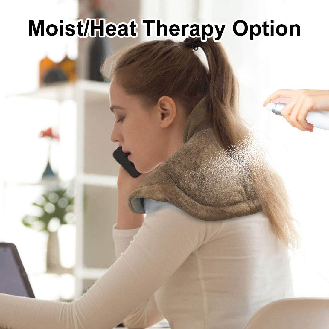 Heating Pad Fast-Heating Technology for Back/Waist/Abdomen/Shoulder/Neck Pain and Cramps Relief - Moist and Dry Heat Therapy with Auto-Off Hot Heated Pad by GOQOTOMO-HW-PJ: Health & Personal Care