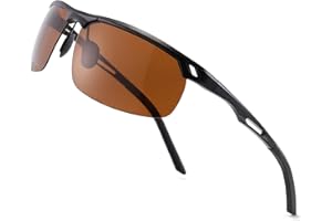 SUNGAIT Mens Women Polarized Sports Sunglasses +Baseball Fishing Driving Sunglasses +Al-Mg Frame UV400 Protection