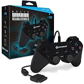 Hyperkin &ldquo;Brave Warrior" Premium Controller for PS2 (Black) | Gamepad Controller for PS2 with 6 ft. Cable