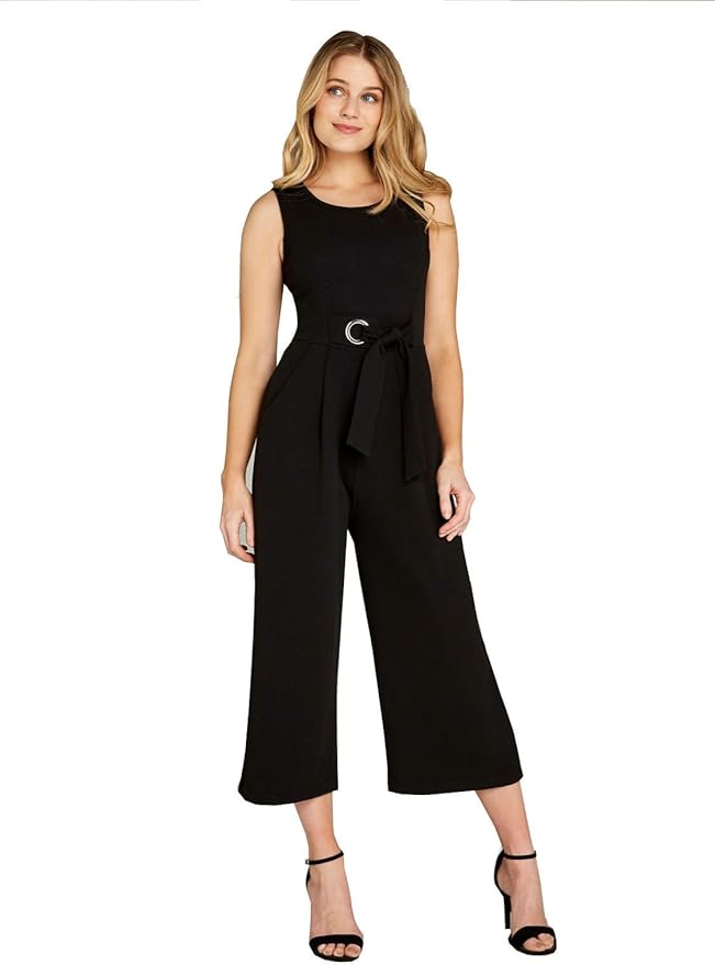Apricot Culotte Jumpsuit with Tie W aist Amazon.de Bekleidung
