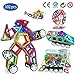 Magnetic Blocks STEM Educational Gifts and Toys Set for Boys,Magnetic Tiles are Best Birthday Gift for Kids 102PCS