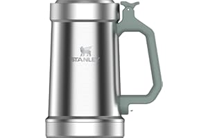 Stanley Classic Bottle Opener Beer Stein 24 oz | Flip Up Lid and Heavy Duty Handle with Built in Bottle Opener | Insulated St