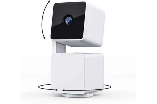 WYZE Cam Pan v3 Indoor/Outdoor IP65-Rated 1080p Pan/Tilt/Zoom Wi-Fi Smart Home Security Camera with Motion Tracking for Baby & Pet, Color Night Vision, 2-Way Audio, Works with Alexa & Google Assistant