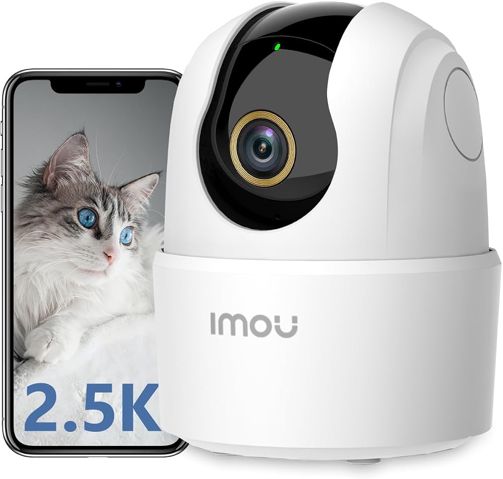 Imou 2.5K Indoor WiFi Camera 4MP PTZ 360° Night Vision 2-Way Audio Alexa
