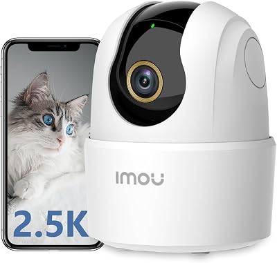 Imou 2.5K Indoor WiFi Camera 4MP PTZ 360° Night Vision 2-Way Audio Alexa