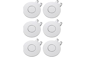 GreenHaven Golf Hat Clips Magnetic Golf Ball Marker Holders for Golf Hats Caps Pants Gloves Bags Visors Belts Nickel-Plated Alloy Clips for Metal Golf Ball Markers (Ball Marker Not Included)