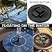 Solar Fountain Pump, Free Standing 1.4W Bird Bath Fountain Pump for Garden and Patio, Solar Panel Kit Water Pump