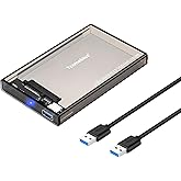 Tccmebius 2.5'' Hard Drive Enclosure USB 3.0 to SATA HDD External Case Housing for 2.5 Inch 9.5mm 7mm SATA III HDD SSD Up to