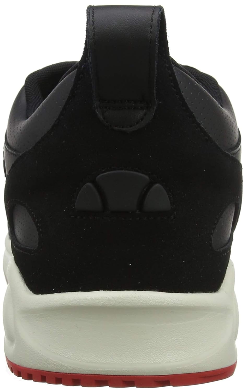 mens black trainers leather