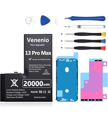 Amazon.com: Luuzkla 23900mAh Battery Compatible with iPhone 13 Pro