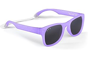 Roshambo Baby Polarized Toddler Shades with Head Strap and Ear Adjuster Kit