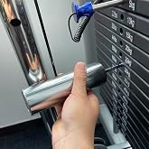 Magnetic Gym Stacked Weight Pin Cable Machine Weight Plate Extender (Length 80mm/3.15inch Diameter 10mm/0.39inch)